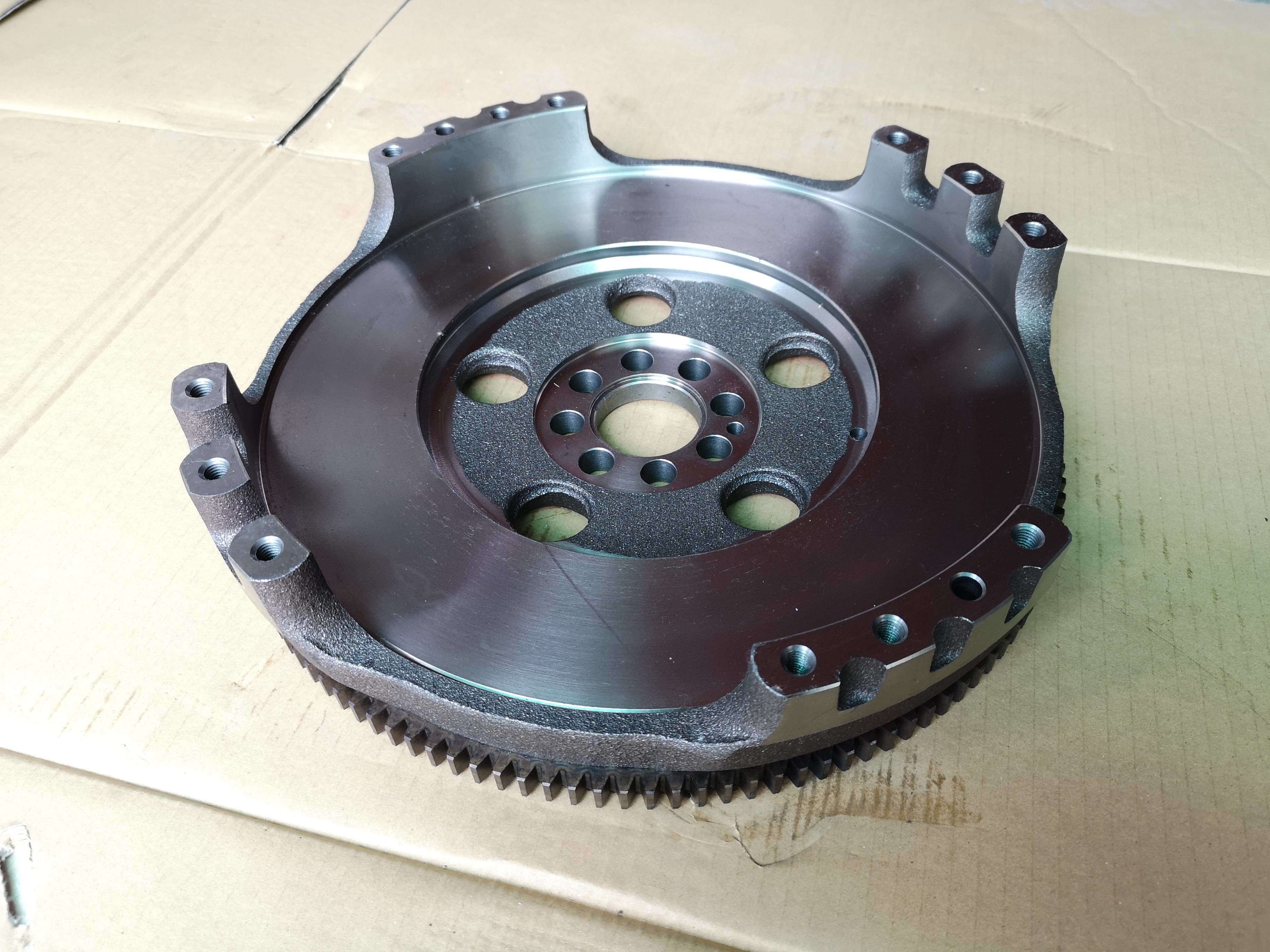 6HH1 Engine Flywheel 8943901310 FSR FTR 1994 Truck 350mm Clutch Disc 129 Teeth Ring Gear