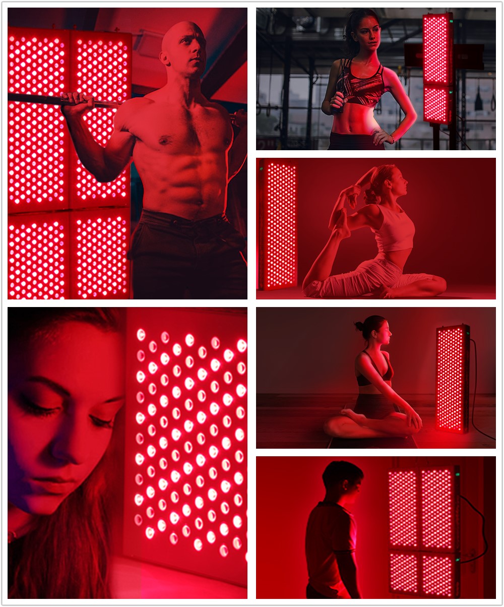 660nm 850nm LED Red Light Therapy Panel Near Infrared 300W For Home Use