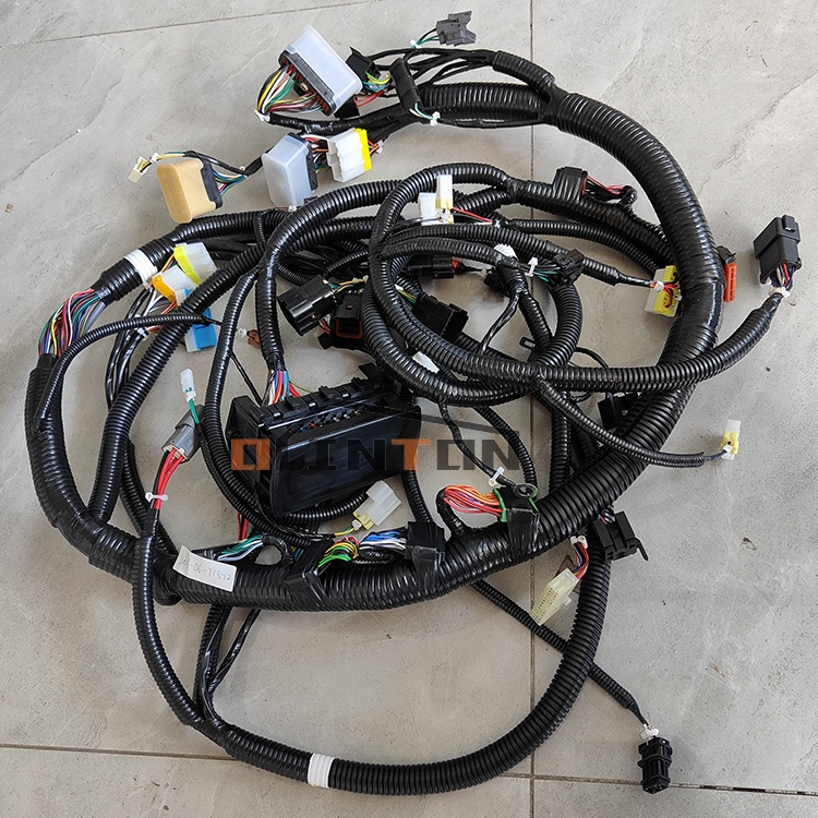 Construction Works PC200-7 PC220-7 Excavator Cab Internal Wiring Harness 20Y-06-71512