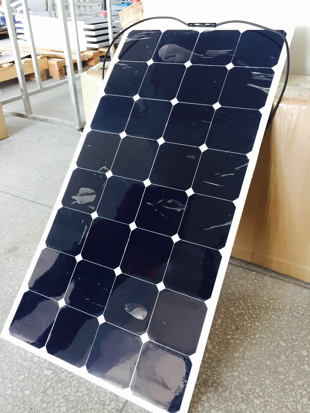 High Efficiency 100W Semi Flexible Bendable Solar Panel
