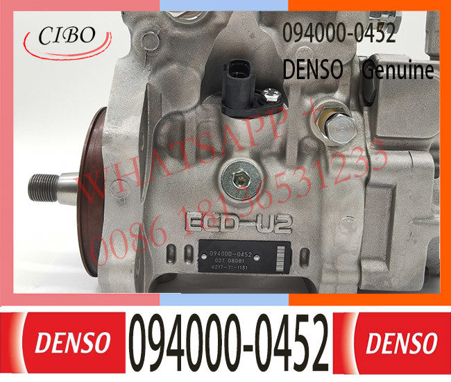 094000-0452 DENSO Diesel SA6D140E-3 Engine Fuel HP0 pump 094000-0452 For KOMAT-SU PC400-7 6217-71-1131 6217-71-1132