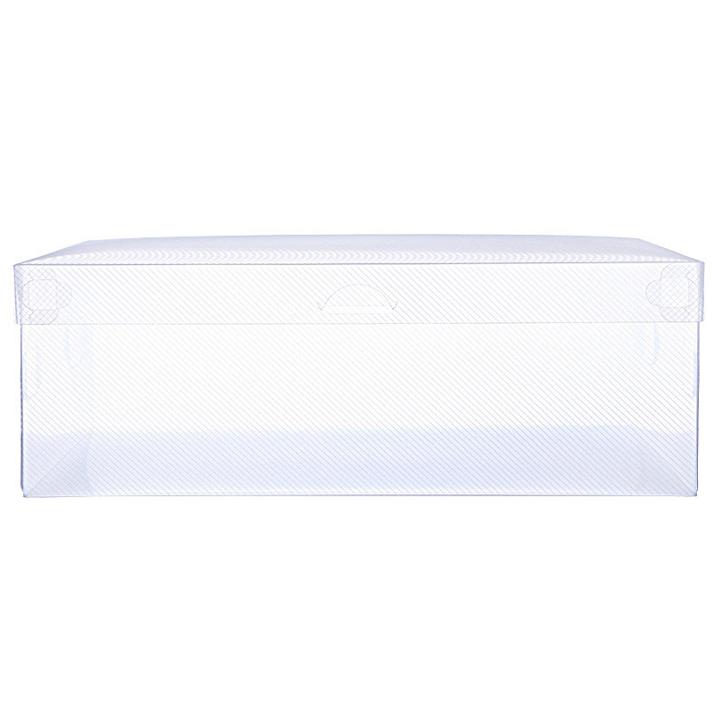 Wholesale Spot Goods Fold Plastic Transparent Eco-friendly Shoe Packaging Box