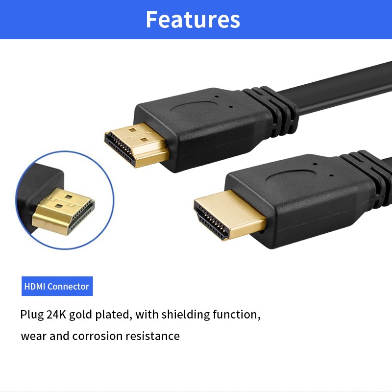 Fiber optical HDMI cable flat cable with chip 1.4V 1080P 18.0Gbs 60M/70M/80M/90M/100M hdtv cable