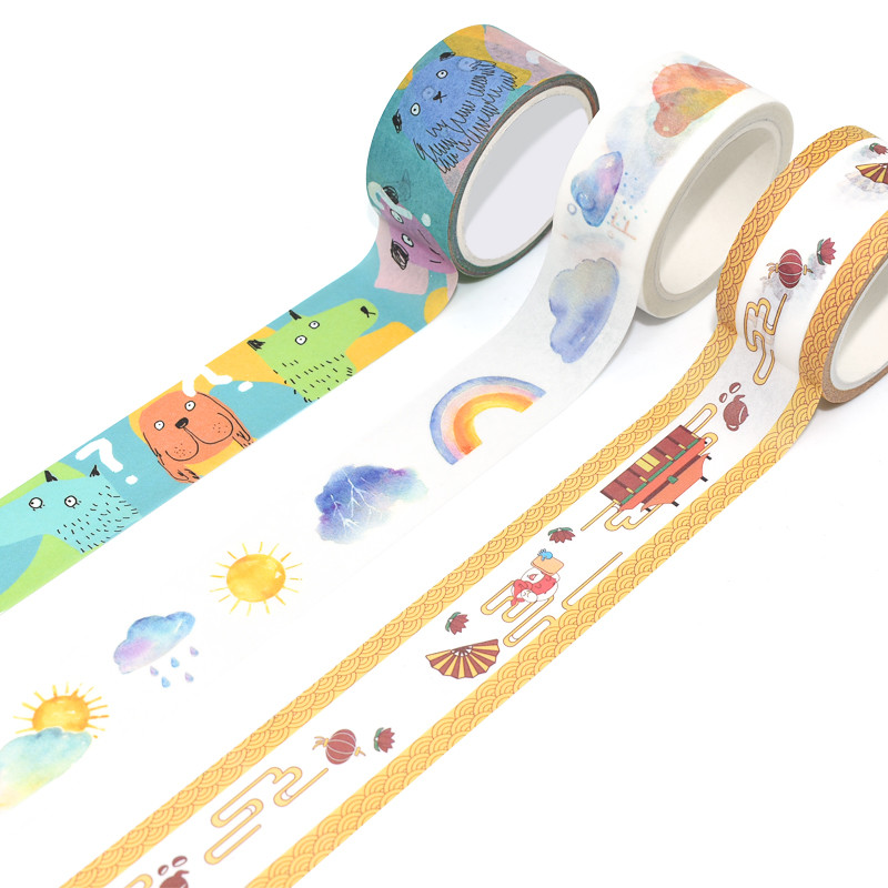 Custom Design Own Decoration Kawaii Japanese Washi Paper Tape
