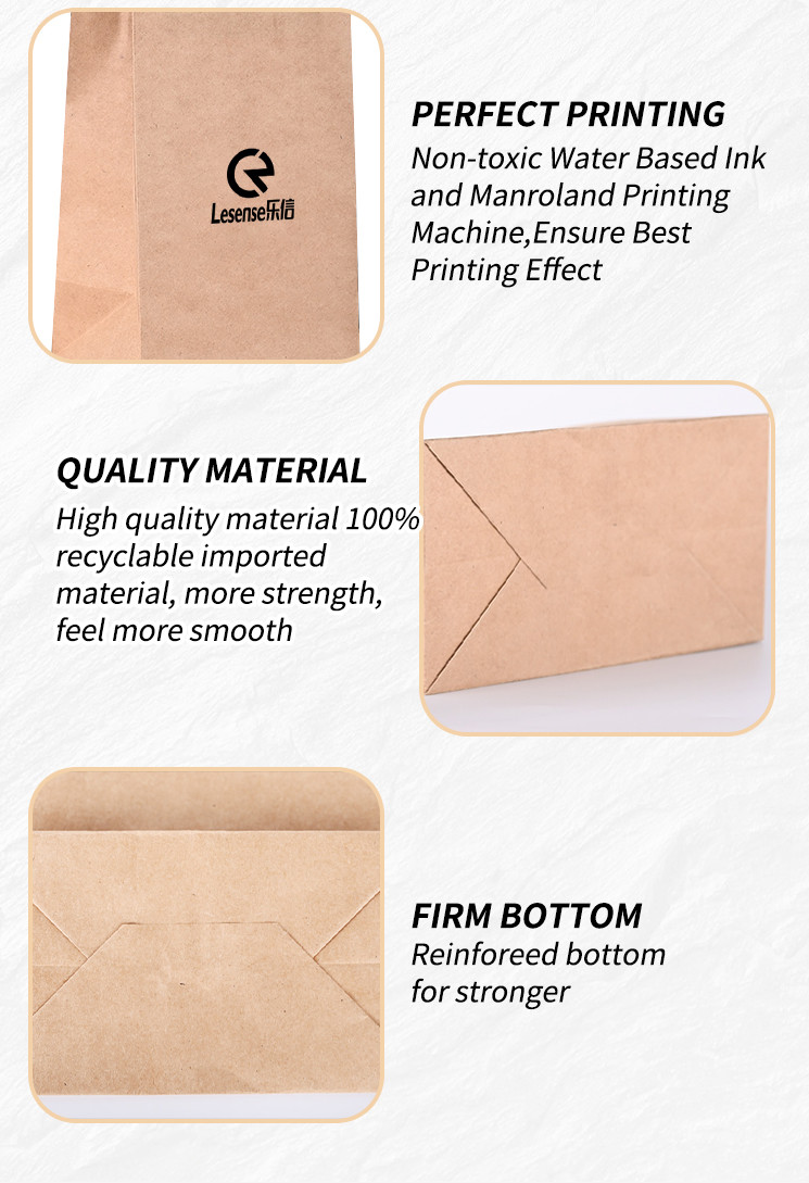 Eco Conscious Stylish Takeaway Paper Bags With Handles For Events Parties
