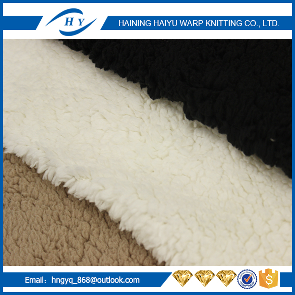 Factory supply alloy orange sherpa fleece fabric high quality