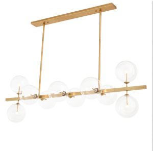 Ceiling Mount Modern Decorative LED Chandelier for Bedroom Assembly Required