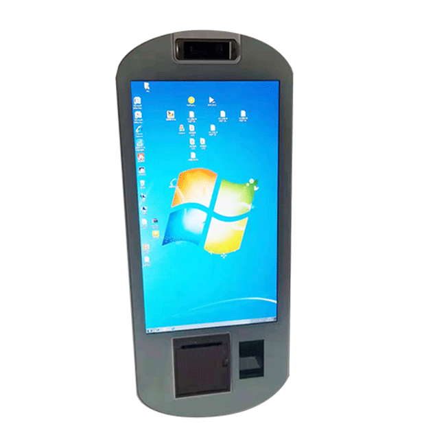 21 Inch Self Service Touch Screen Payment Kiosk With Thermal Printer And QR Code Scanner