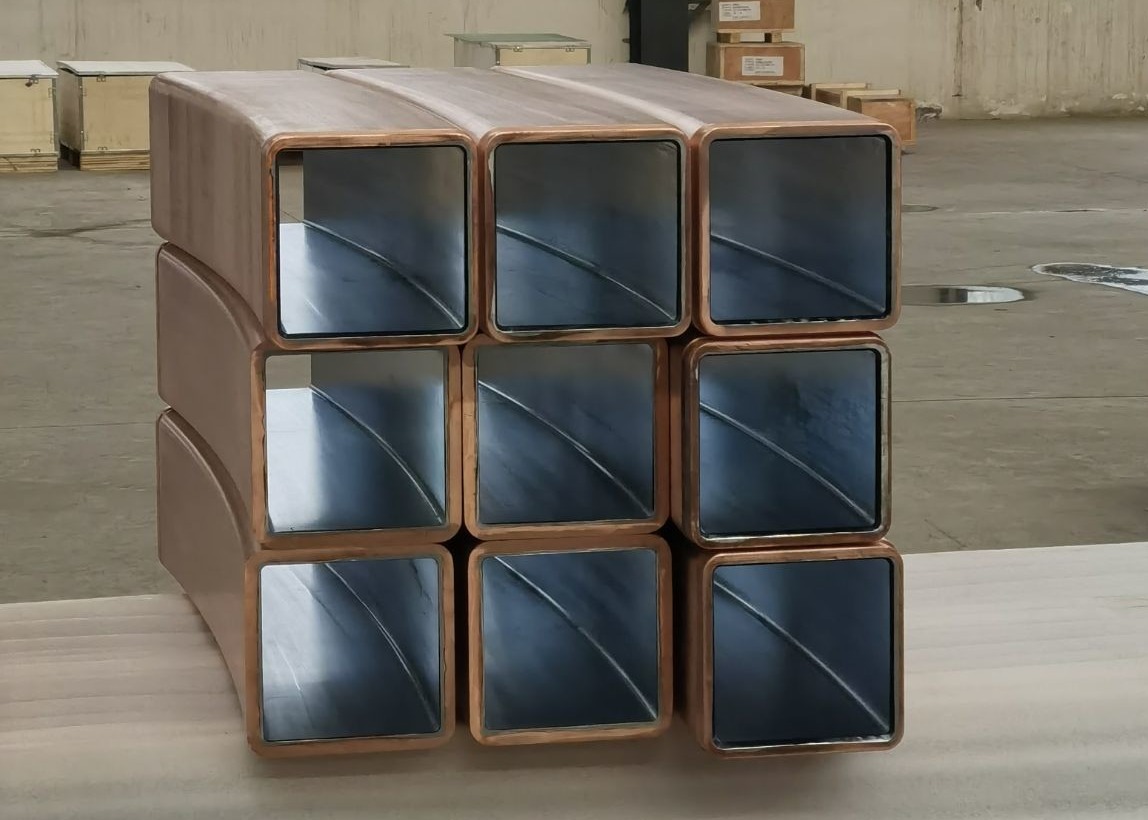 CuAg Continuous Casting Mould Tube Copper 80mm X80 Mm Thermal Conductivity