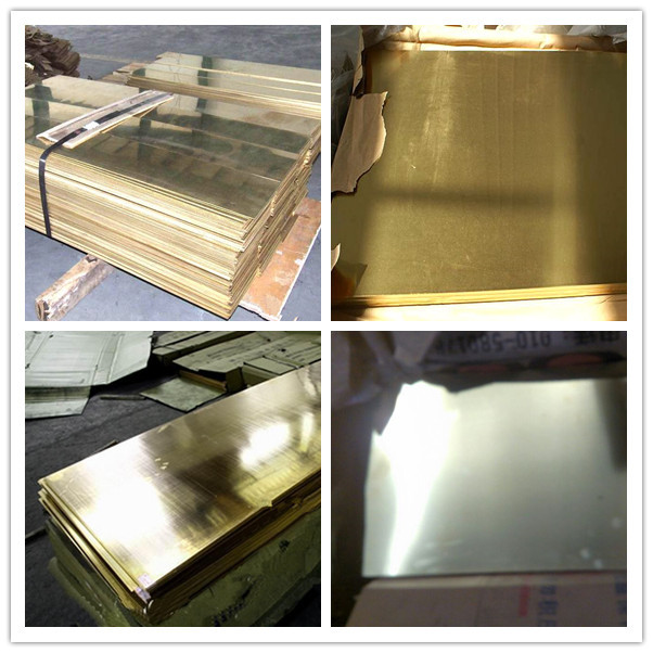 C21000 Metal Brass Sheet Cuzn5 Half Hard , 1220 x 2440mm Thin Brass Sheet