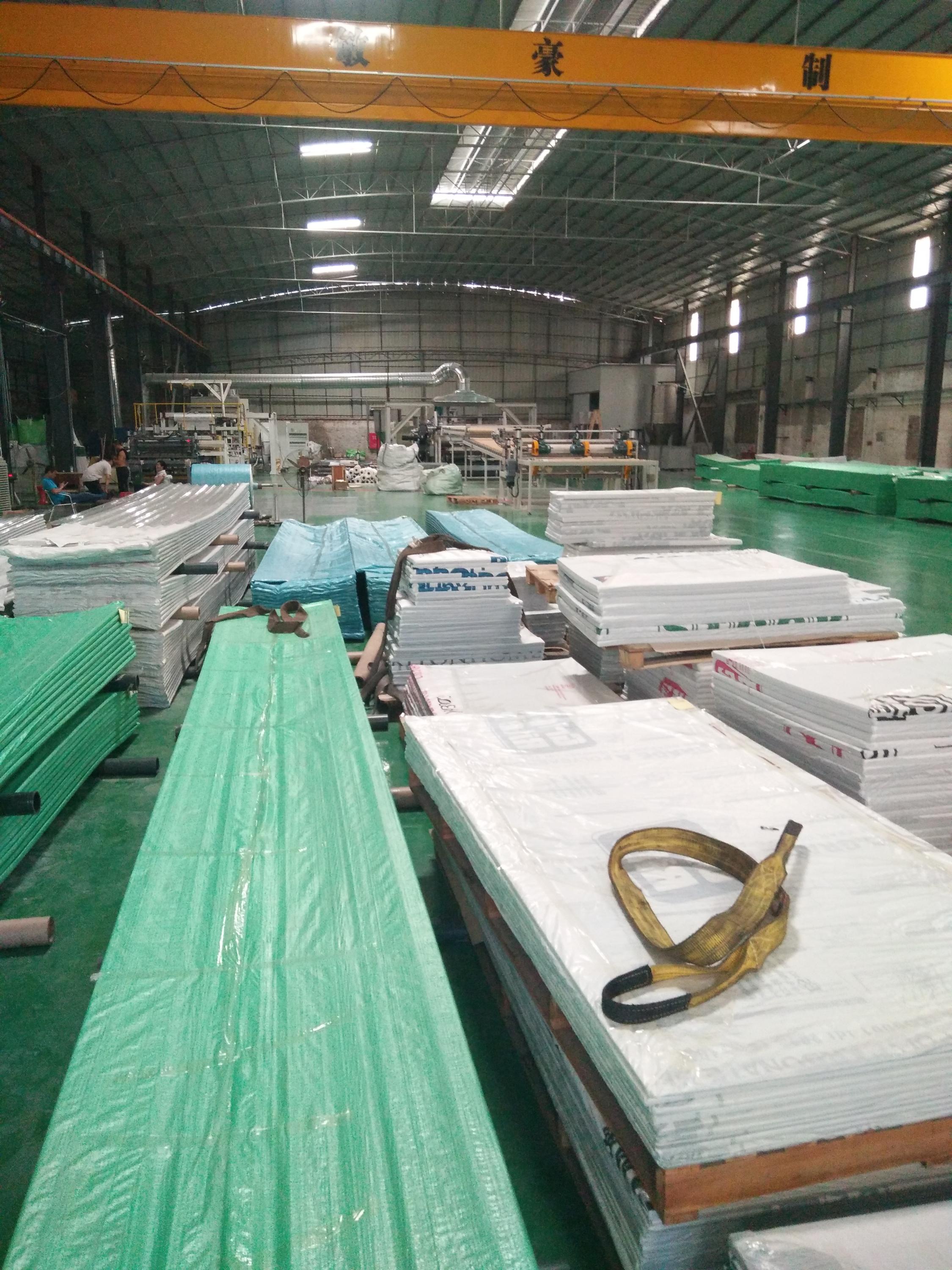 Awning PC Roofing Panels 100% Virgin Bayer Material 12%-95% Light Transmission