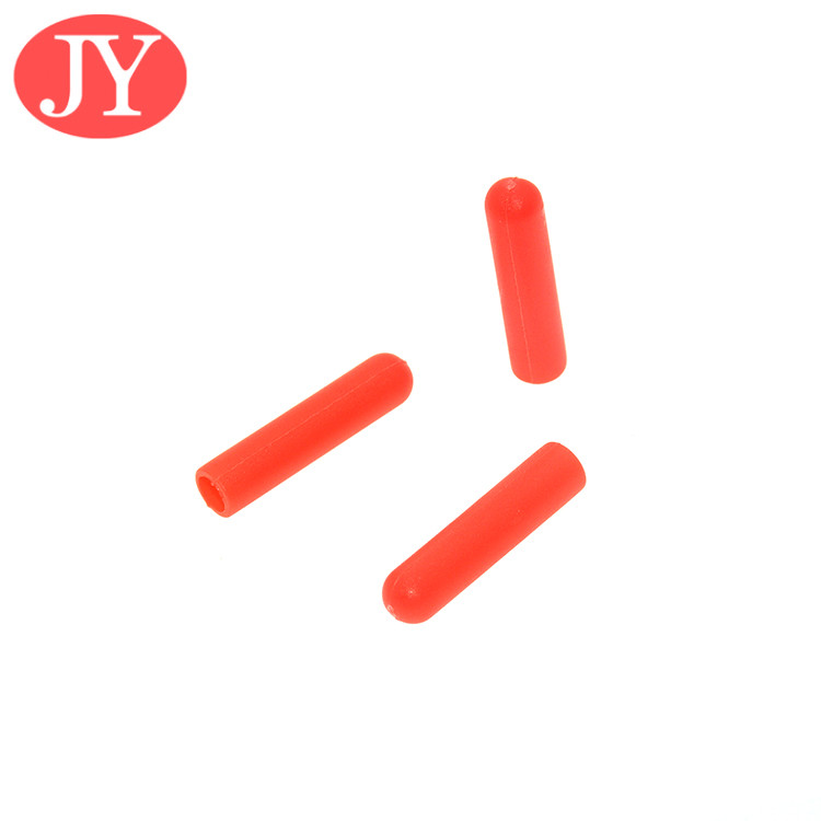 BBP FREE Jiayanag aglet plastic tipping red color do color as pantone card numbe plastic tipping end cap plastic end cap