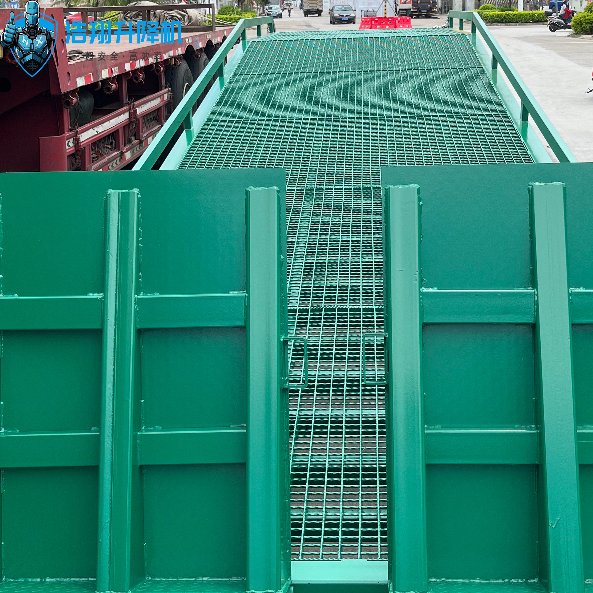  CE Hydraulic Container Loading and Unloading Equipment Forklift Container Mobile Loading 10ton Dock Ramps Manufactures