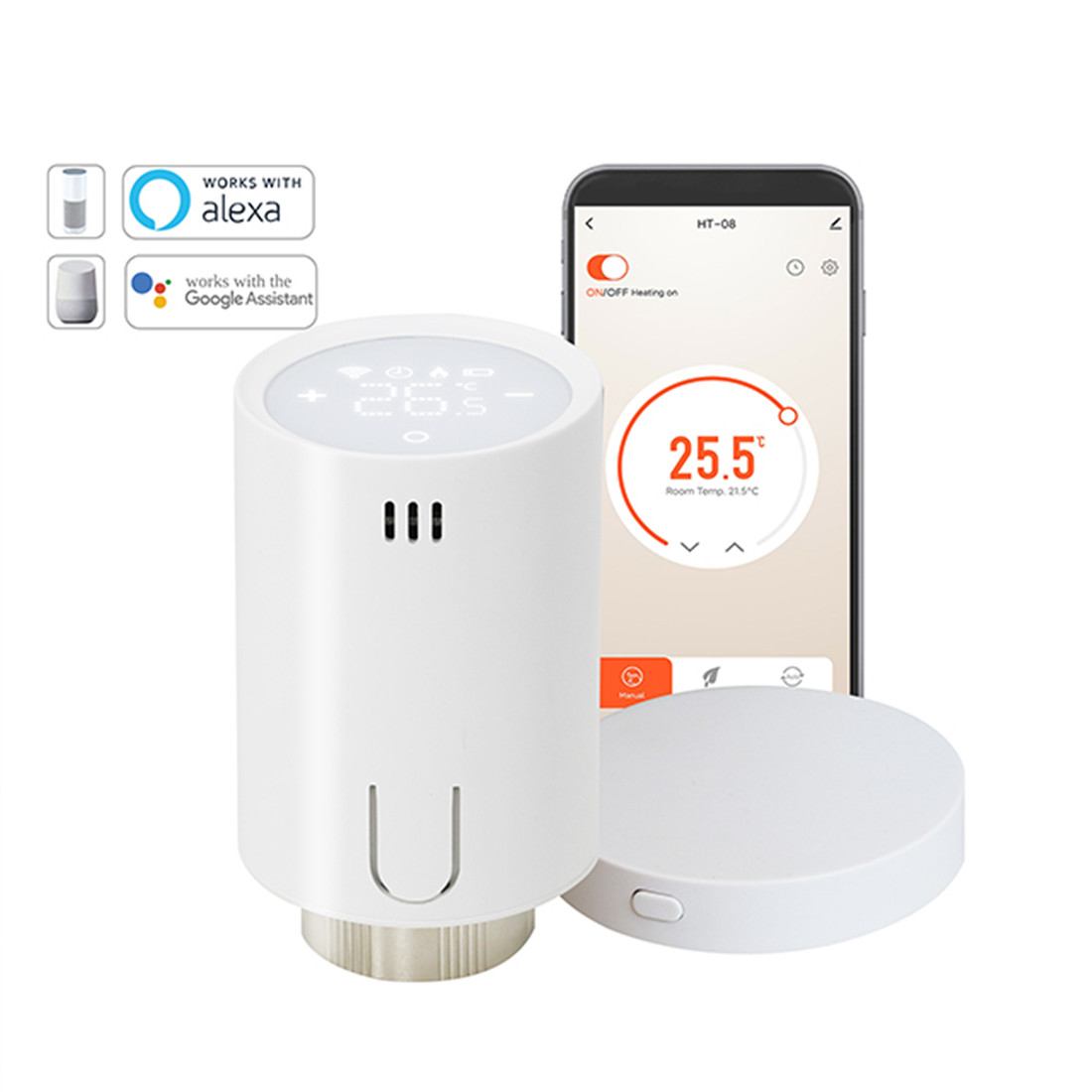 2021 New Arrival Bluetooth Smart Radiator Thermostat TRV with APP Remote Control(TR-01)