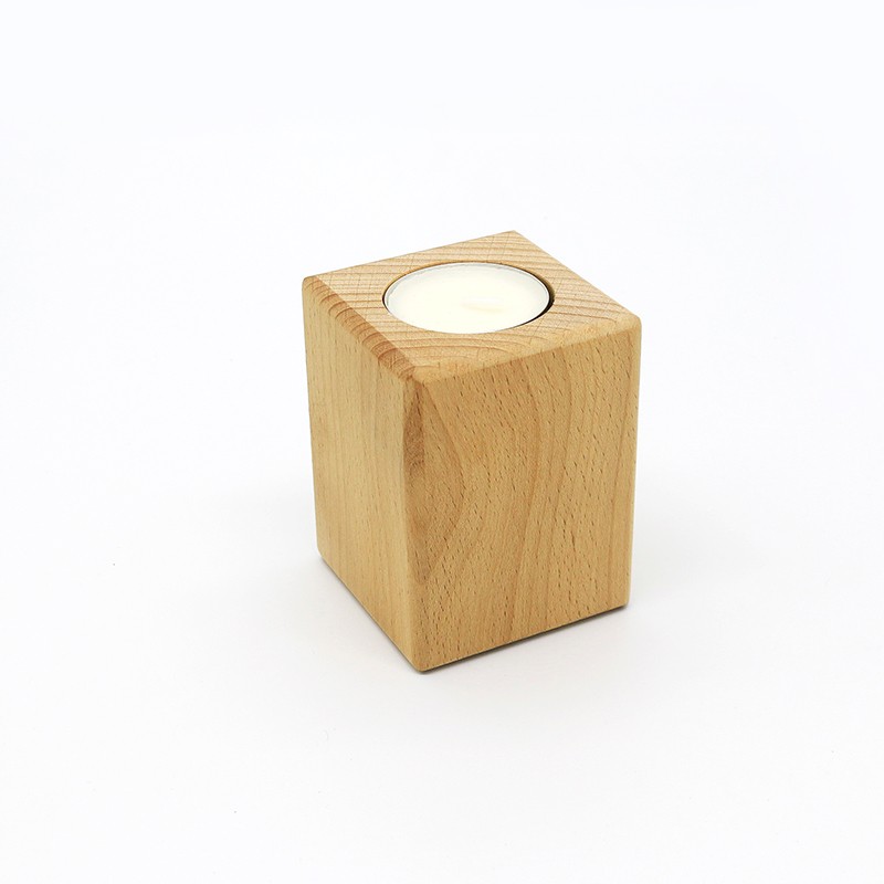 Wooden Candle Tea Light Holder Home Stable Decoration Wedding Party wooden candlestick Decor Furniture Candlelight Dinner