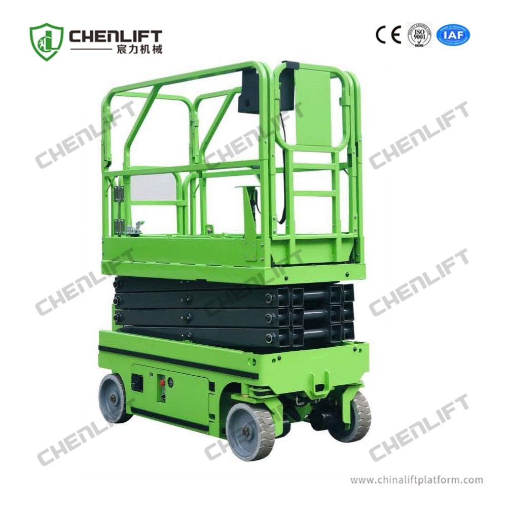 MX300R 3m 240kg Load Mini Model Self Propelled Scissor Lift With Swivel Wheels