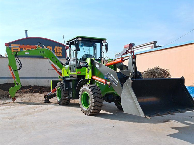 6.5ton Multifunction 4x4 Elite machinery backhoe loader with auger