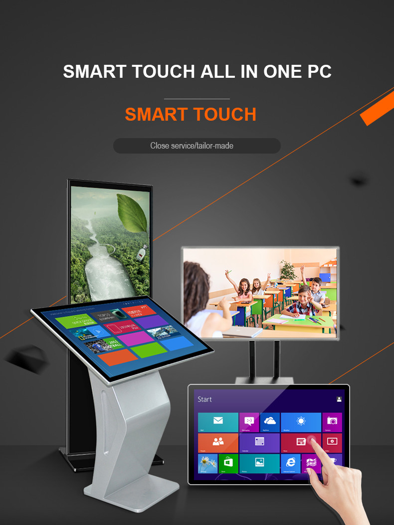 55 Inch Functional Smart Self Service Inquiry Kiosk Queue Management System Touch Payment Kiosk