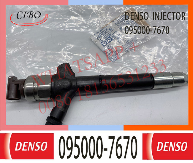 Common Rail Diesel Engine Fuel Injector 095000-7670 095000-6410 For TOYOTA 23670-09280