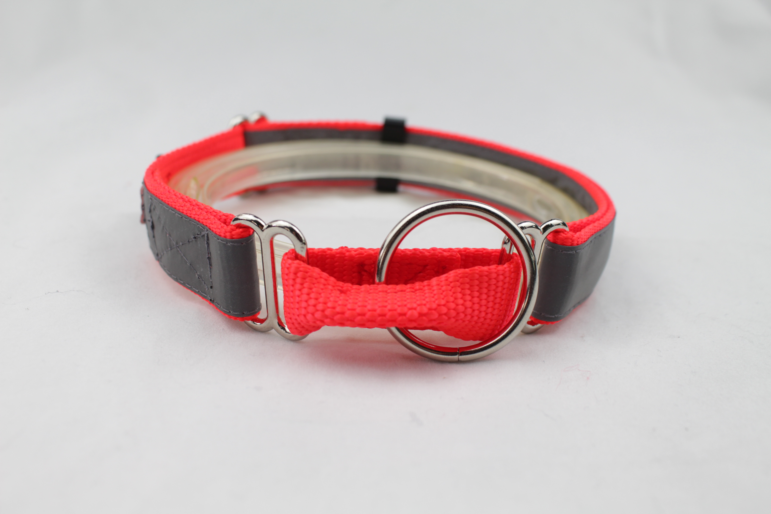 C503 Wholesale Adjustable Custom Print LOGO Reflective Tape Pet Dog Collar