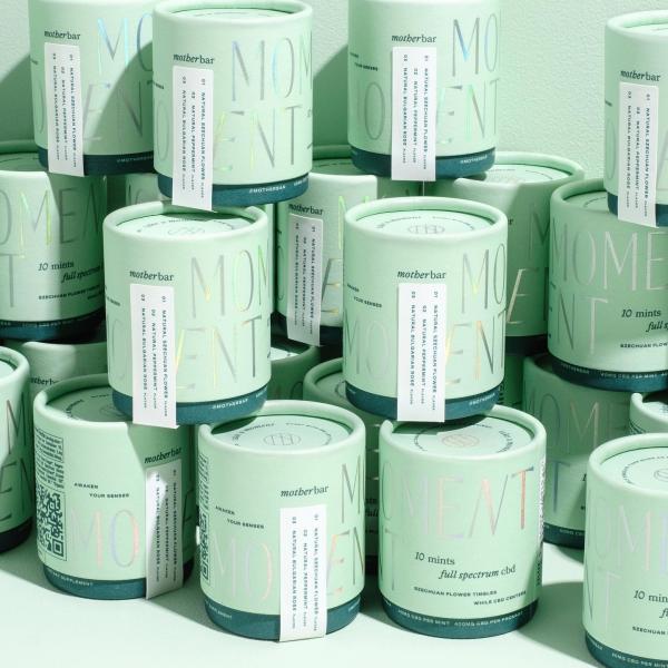 Biodegradable Custom Printed Empty Round Gift Tea Box Paper Tube Tea Paper Tube