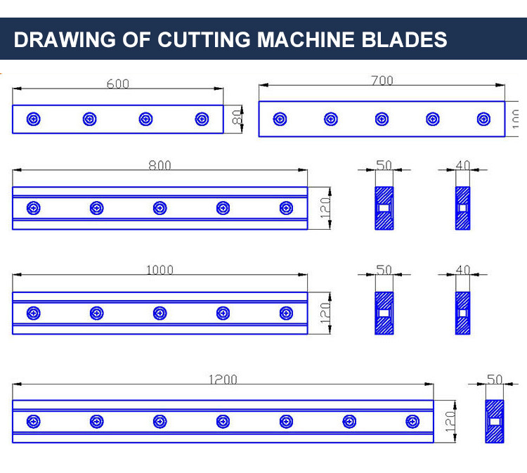 SKD11 Industrial Cutting Blade Long Thin Slitting For Cutting Metal Plate