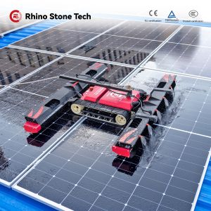 Solar Panel Cleaning Robot Solar Panel Machine Wet and Dry Solar Panel Cleaning