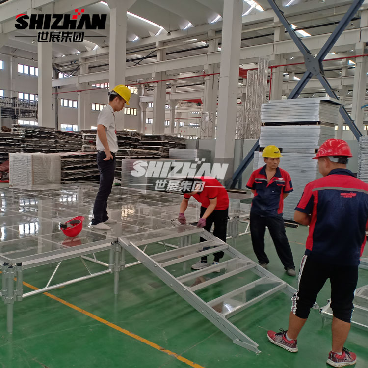 aluminium Easy assemble acrylic platform wedding stage