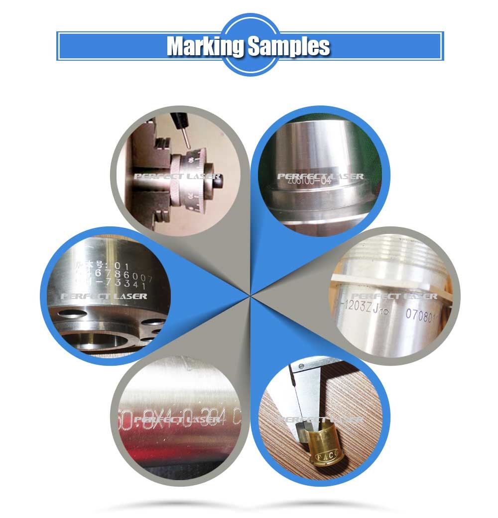 Round Cylinder Rotary Dot Peen Marking Equipment , White Metal Engraving Machine