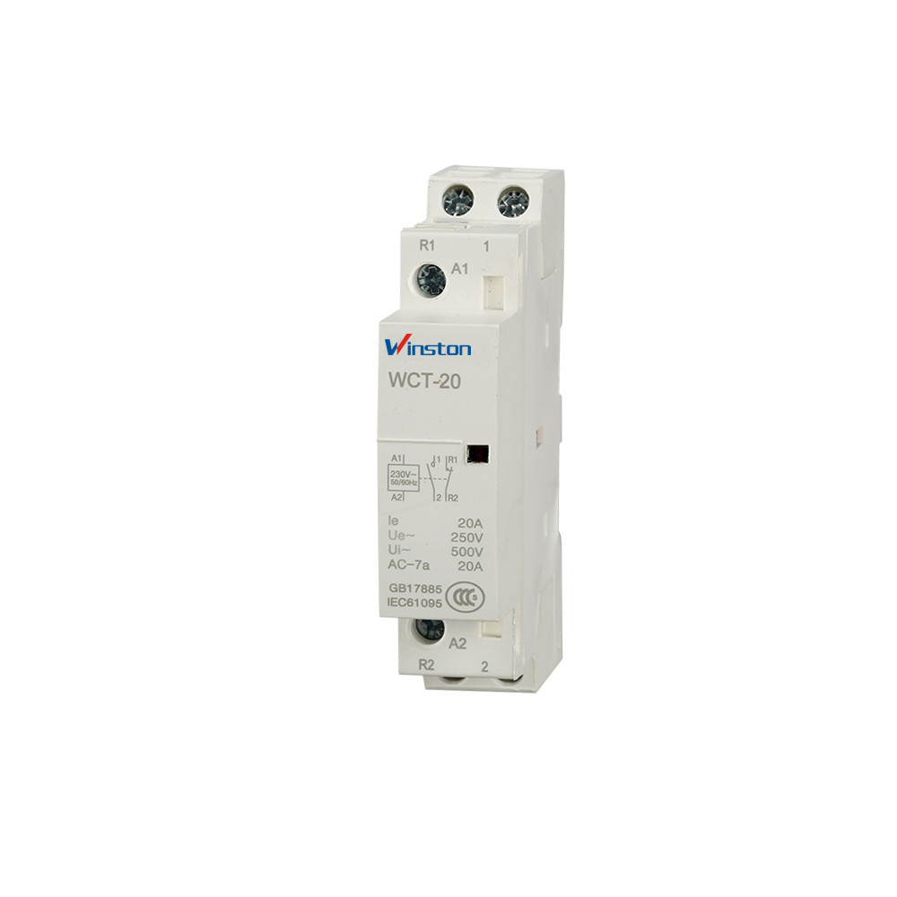  20A 1NO NC Electricity WCT 2P Small AC Contactor Auxiliary Control Manufactures