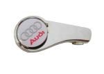 Customized Zinc Alloy Audi Golf Cap Clip With Ball Markers, Nickel Plating, Back