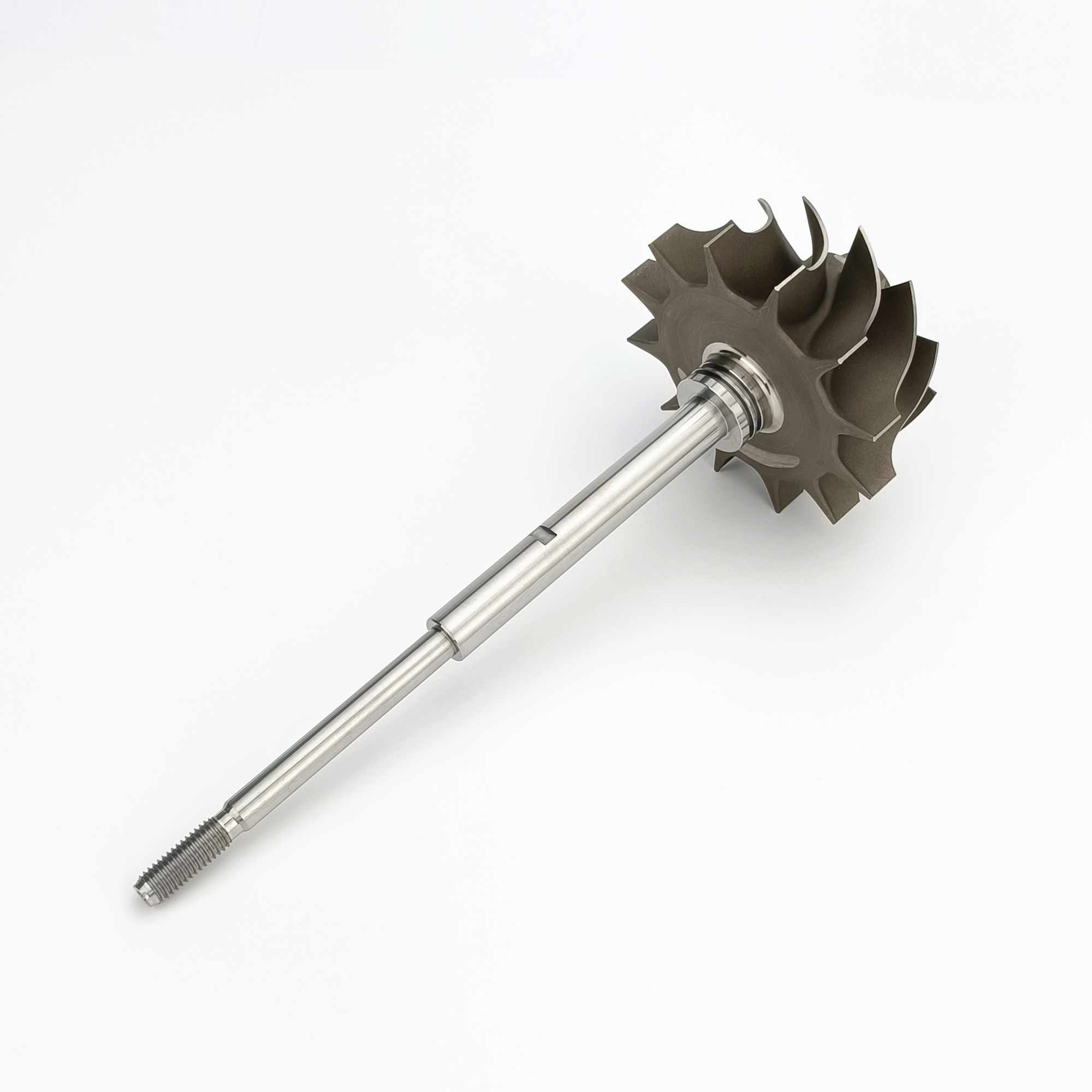 MS-TECH Turbo HE500VE Turbine Wheel Shaft 4041851 Ind 84mm Exd 68mm Blades12