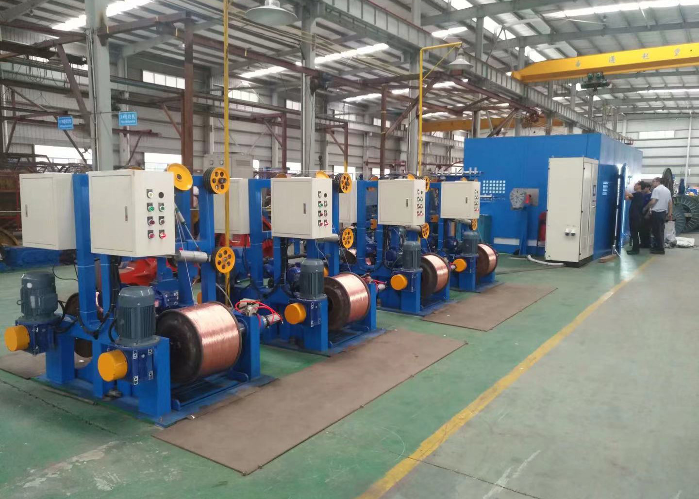 800mm Copper Bunching Machine Double Twisting Stranding Machine For 10mm Cable