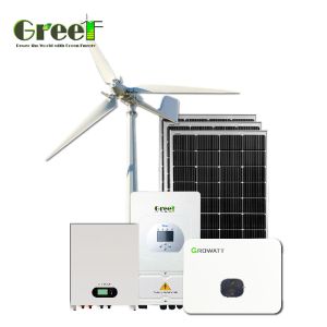 China 5KW / 10KW Hybrid Wind Solar Power System With Remote Control And LCD Display on sale