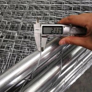 8ft Galvanized Chain Link Security Wire Fence 8ft Chain Link Security Wire Fence