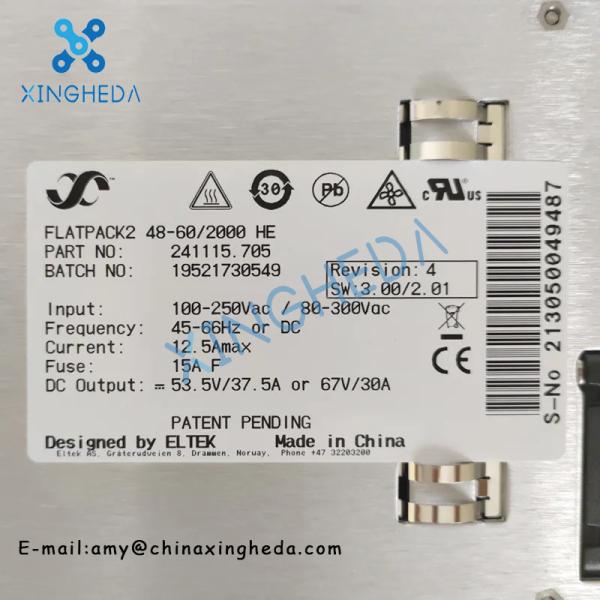 ELTEK Flatpack2 48V-60V/2000W HE 241115.705 Rectifier Module