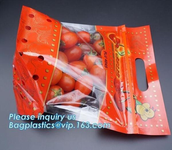 fresh protect zipper packaging for cherry, Fruit Grape Cherry Vegetable Packing