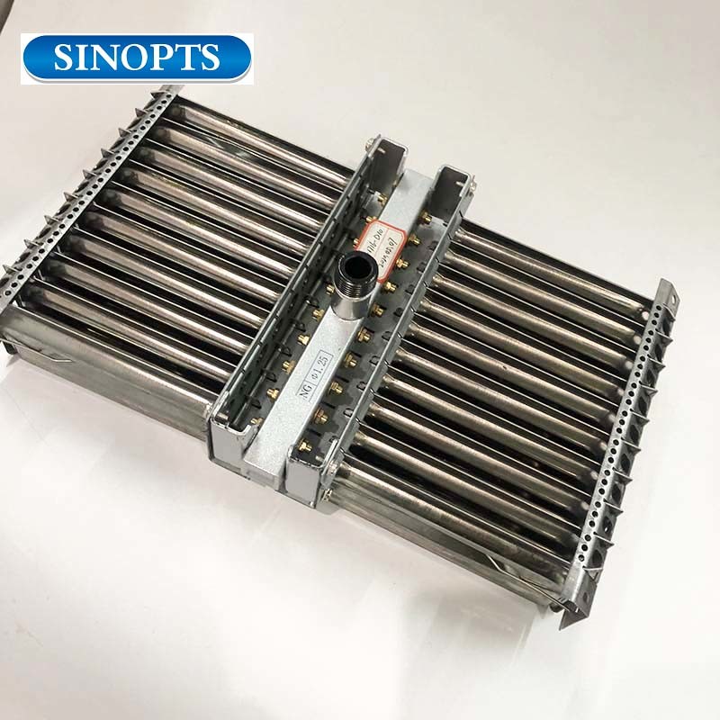 10 Rows Gas Boiler Steam Fire Row Stainless Iron Zinc Plate Burner Tray