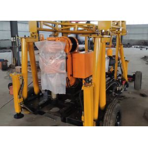 China Multifunction PDC 1200kg Trailer Mounted Drilling Rigs on sale