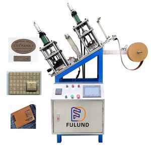  30KN Hydraulic Leather Embossing Machine Left And Right Direction Adjustment Manufactures