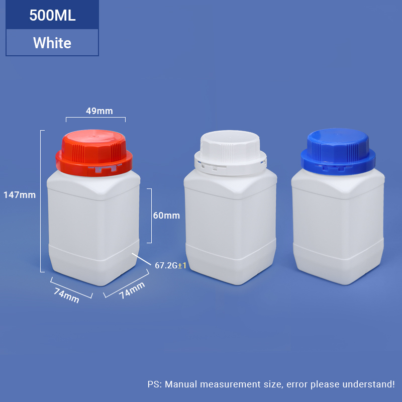 250ml 500ml 1L BPA Free Empty Liquid Container for Laboratory Reagent Dispensing