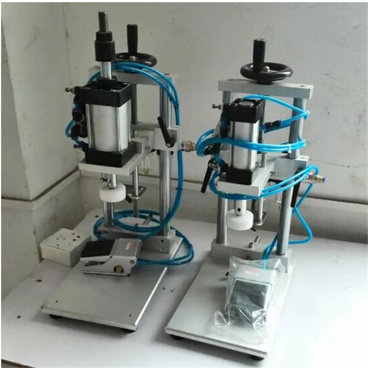 PLC Perfume Screw Capping Machine Pneumatic Driven Multi Function