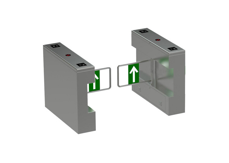 Face Recognition 0.2s SS304 Swing Barrier Turnstile 30Persons/Min