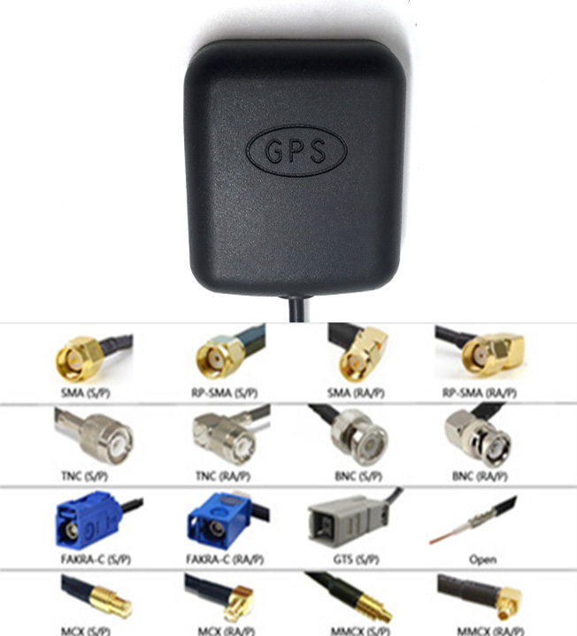 Improved Car Navigation with SM.A/MCX/Fakra Connect Type GPS Antenna and 29dbi Gain