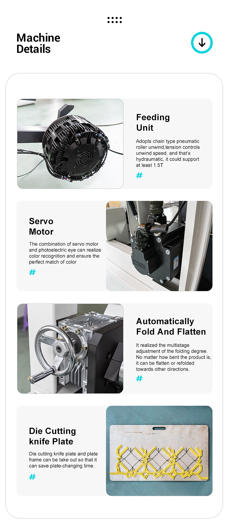 Servo Motor Paper Cup Die Cutting Machine 160-200times/min