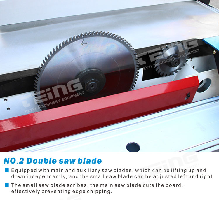 Wood Working Sliding Table Panel Saw WSN2845 with Precision and Max.Cutting Height at 90°