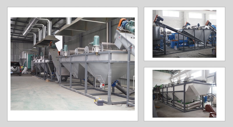 PP PE plastic Sink Float Separation Tank