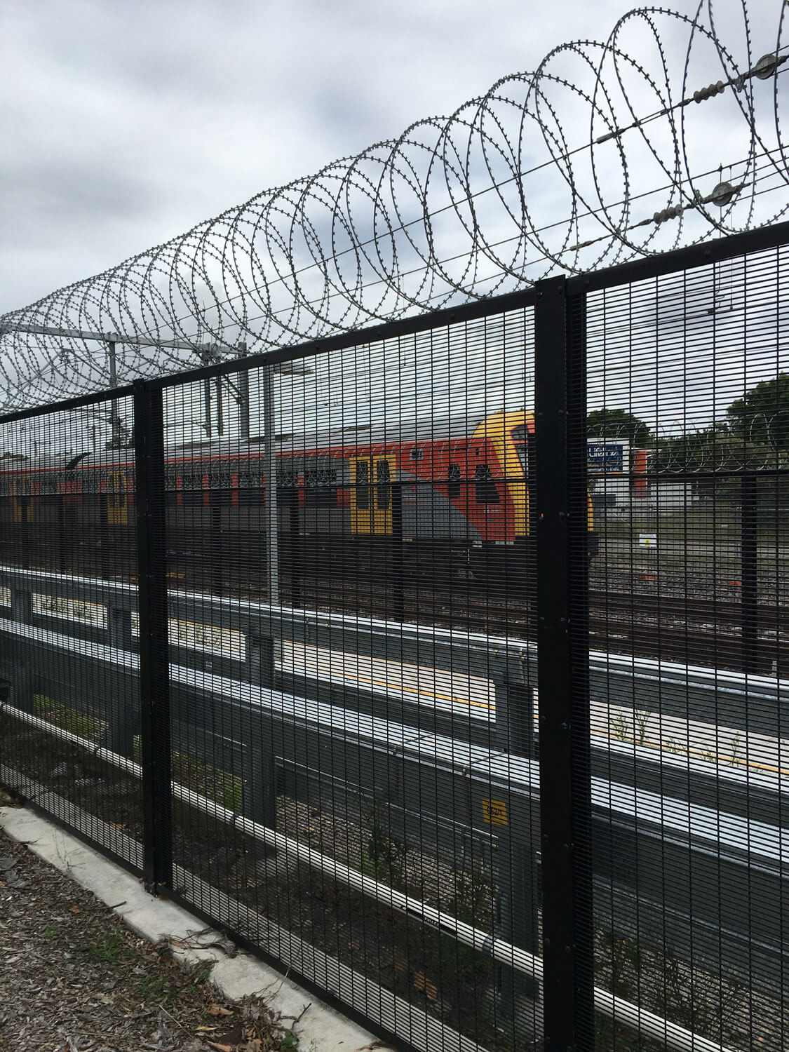 High Security Powder Coated 358 Anti Climb Fence