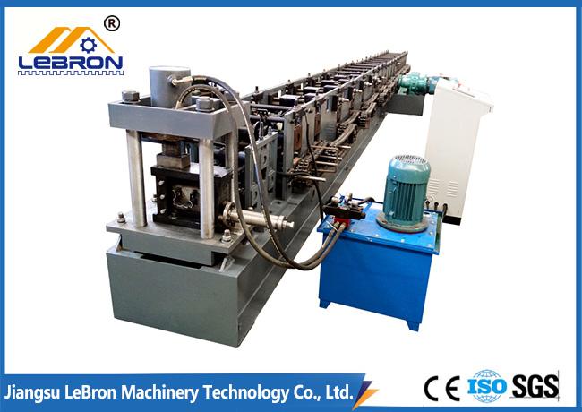New grey color strong support steel storage rack roll forming machine / metal storage rack making machine