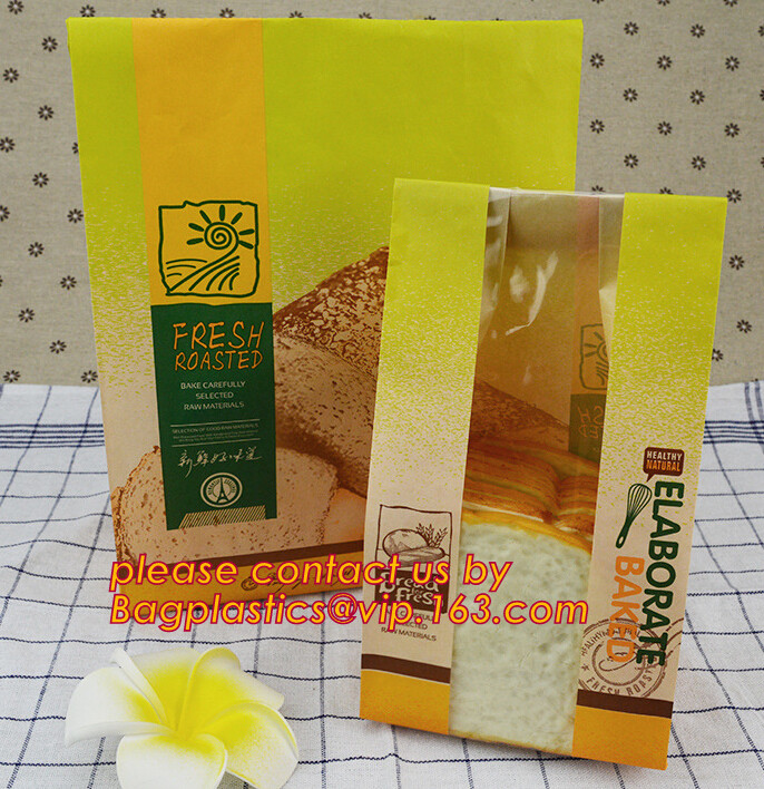 wholefoods flour/sugar tea/coffee paper bakery take out bag white brown kraft wax coated bag pe coated bag central strip